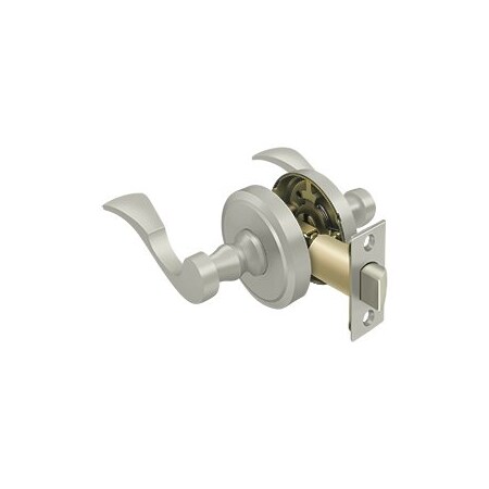 Deltana Port Royal Lacovia Series Transitional Door Leverset Passage Universal Handed Brushed Nickel PRLLR3U15